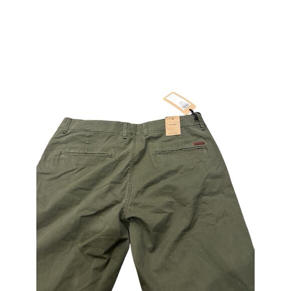 Jack & Jones Men's SLIM FIT MARCO ENZO OLIVE NIGHT Chino Tapered Pants W31 x L32 - Picture 3 of 8